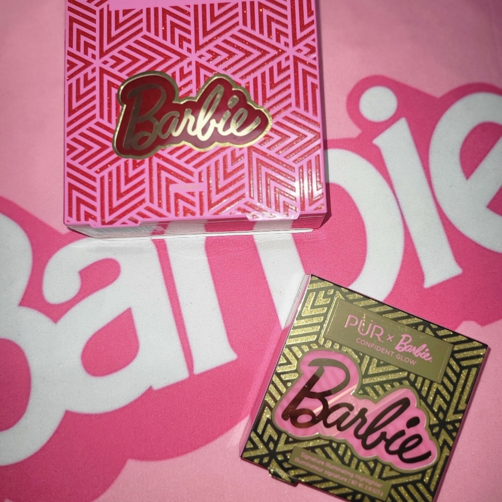 PUR x Barbie Sparkling Duo- Mist Illuminating Spray & Glow Highlighter Palette